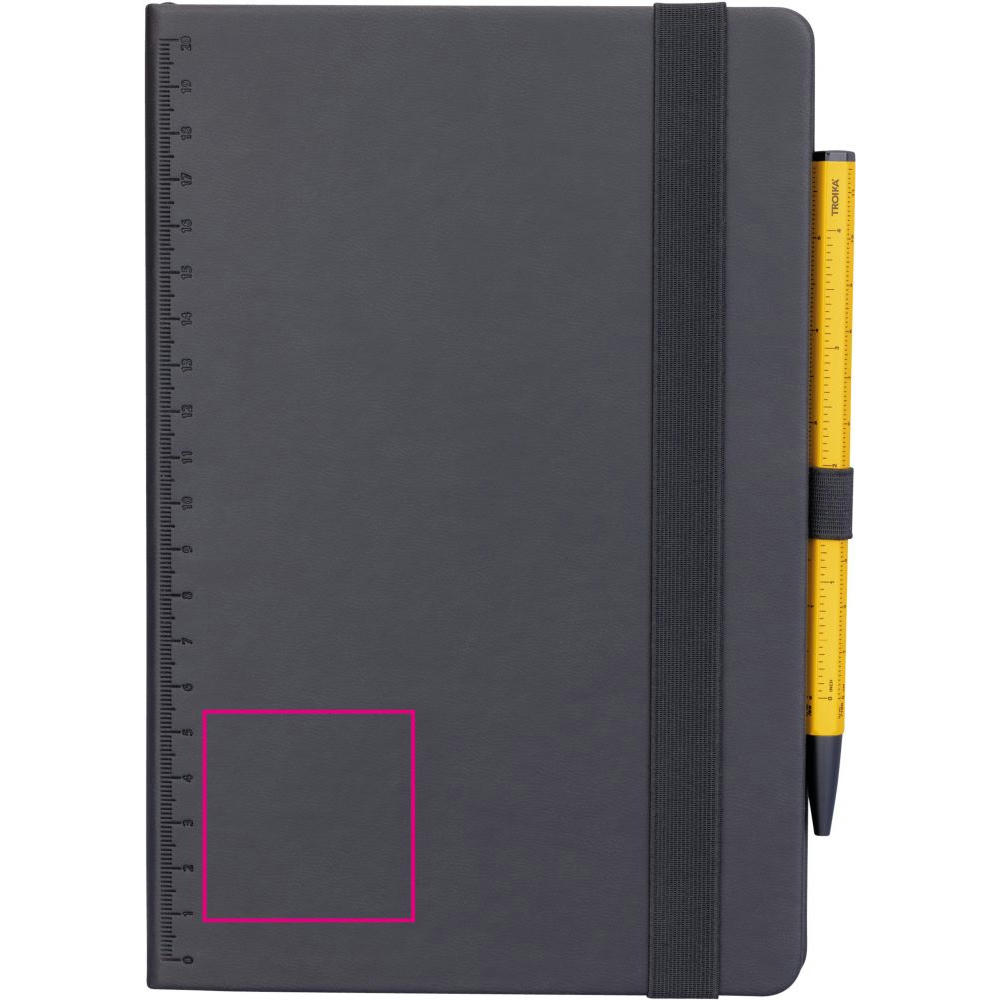 Product image TROIKA Notizblock BLACK SLIMPAD A5 Werbeartikel