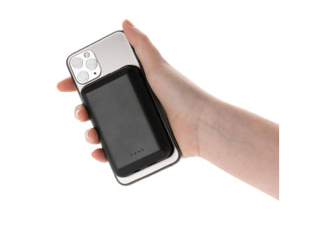 Magnetische 5.000 mAh Wireless Powerbank bedrucken