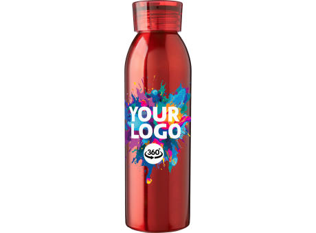 Einwandige Edelstahl-Trinkflasche 650 ml Cindy Werbeartikel