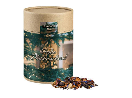 Product image Christkindl Tee, ca. 120g, Kraftpapierdose Maxi Werbeartikel