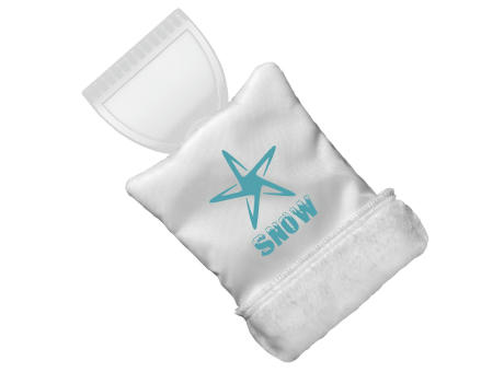 Eiskratzer "Eishexe" mit Handschuh Werbeartikel