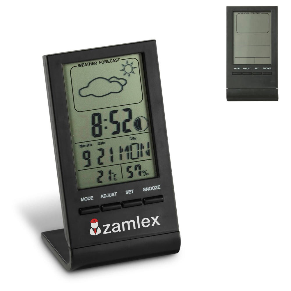 Product image Elektronische Wetterstation Schwarz Werbeartikel