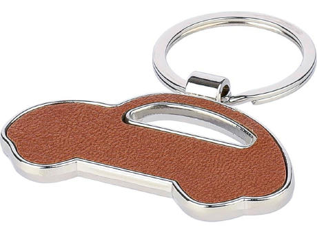 Product image Schlüsselanhänger aus recyceltem Leder Joan bedrucken