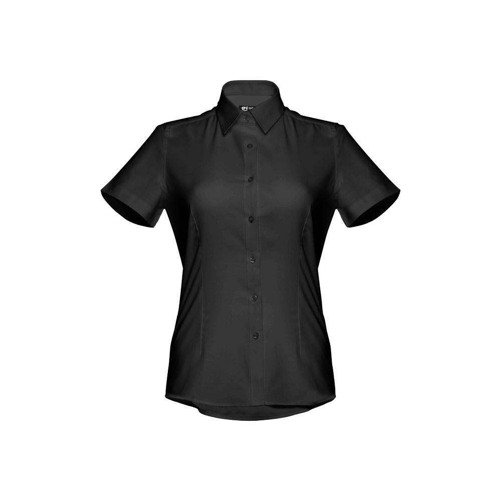 Product image THC LONDON WOMEN. Oxford-Hemd mit kurzen Ärmeln für Frauen Werbeartikel