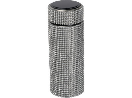 Product image Vakuum Edelstahltrinkflasche mit Strassstein-Akzenten Werbeartikel