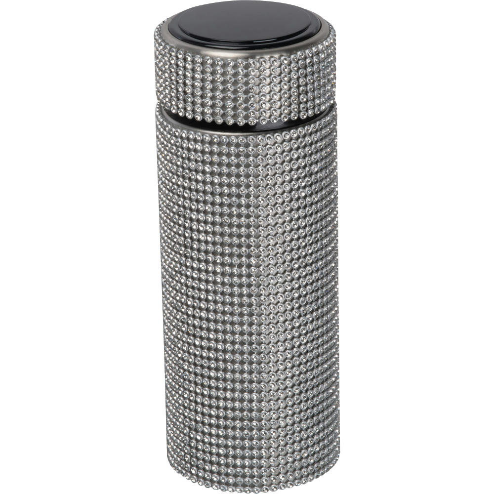 Product image Vakuum Edelstahltrinkflasche mit Strassstein-Akzenten Werbeartikel