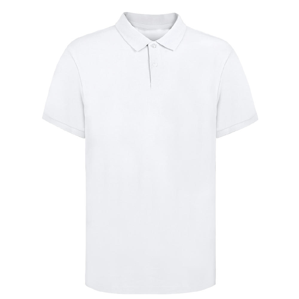 Erwachsene Weiß Polo-Shirt Koupan Werbeartikel