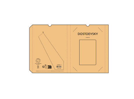 Dostoevsky Notizbuch A5 recy. Papier 80gsm 196 Seiten Werbeartikel