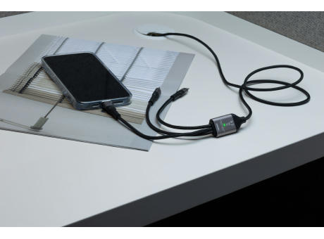 TROIKA Schnellladekabel TROIKA DREIZACK PRO bedrucken