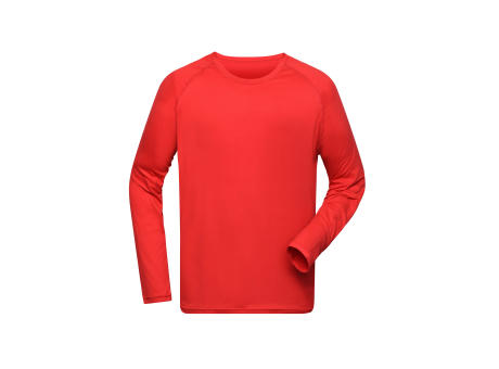Men's Sports Shirt Long-Sleeved - Langarm Funktionsshirt aus recyceltem Polyester für Sport und Fitness bedrucken