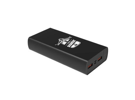 Powerit-Now Powerbank QC3.0 20W 20000 mAh Black bedrucken