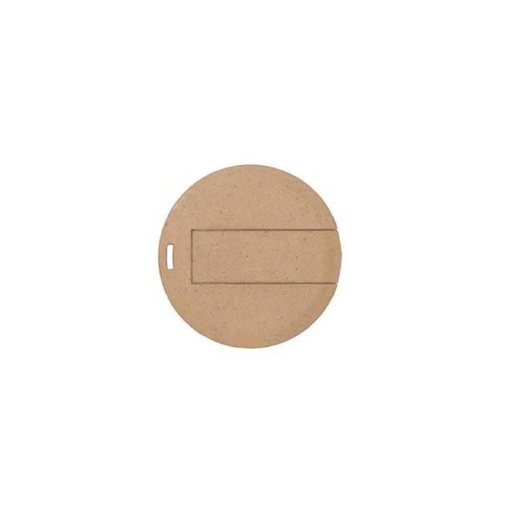 Product image USB-Stick Mini Credit Card 7 eco USB 2.0 COB 1 ungefärbt Werbeartikel