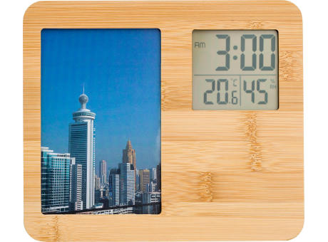 Product image Wetterstation aus Bambus Colton Werbeartikel