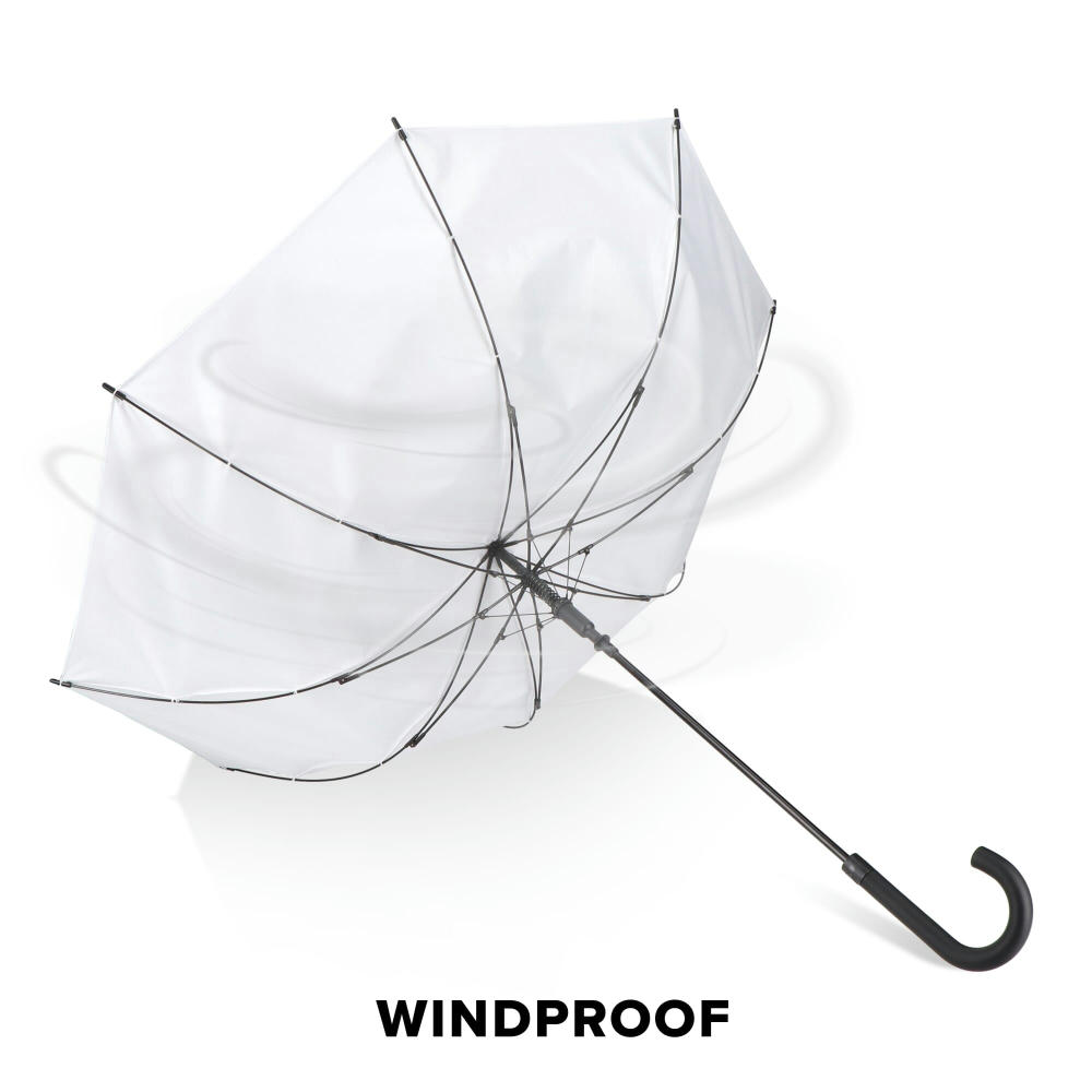 Verdure 190T Pongee 23" windproof Hakenschirm Auto open Werbeartikel