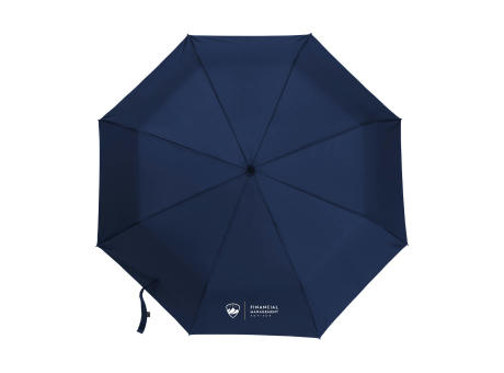 Carabiner RCS RPET faltbarer Regenschirm 21 inch Werbeartikel