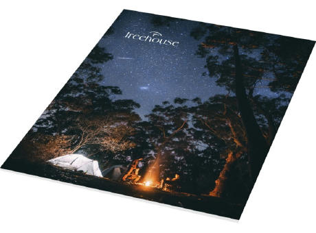 Desk-Mate® A4 Notizblock, Wickelumschlag Werbeartikel