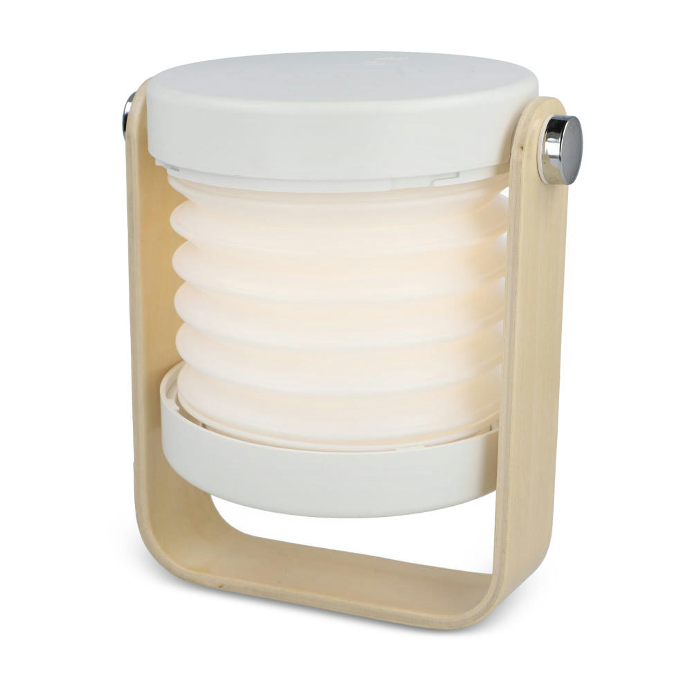 Coollux Multifunktions-LED-Lampe mit Bambusgriff Werbeartikel