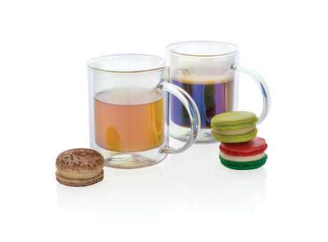 Product image Doppelwandiger Deluxe-Becher aus galvanisiertem Glas bedrucken