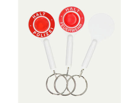 Schlüsselanhänger "Polizeikelle" bedrucken