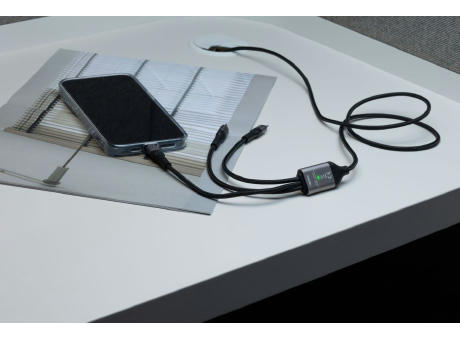 TROIKA Schnellladekabel TROIKA DREIZACK PRO Werbeartikel