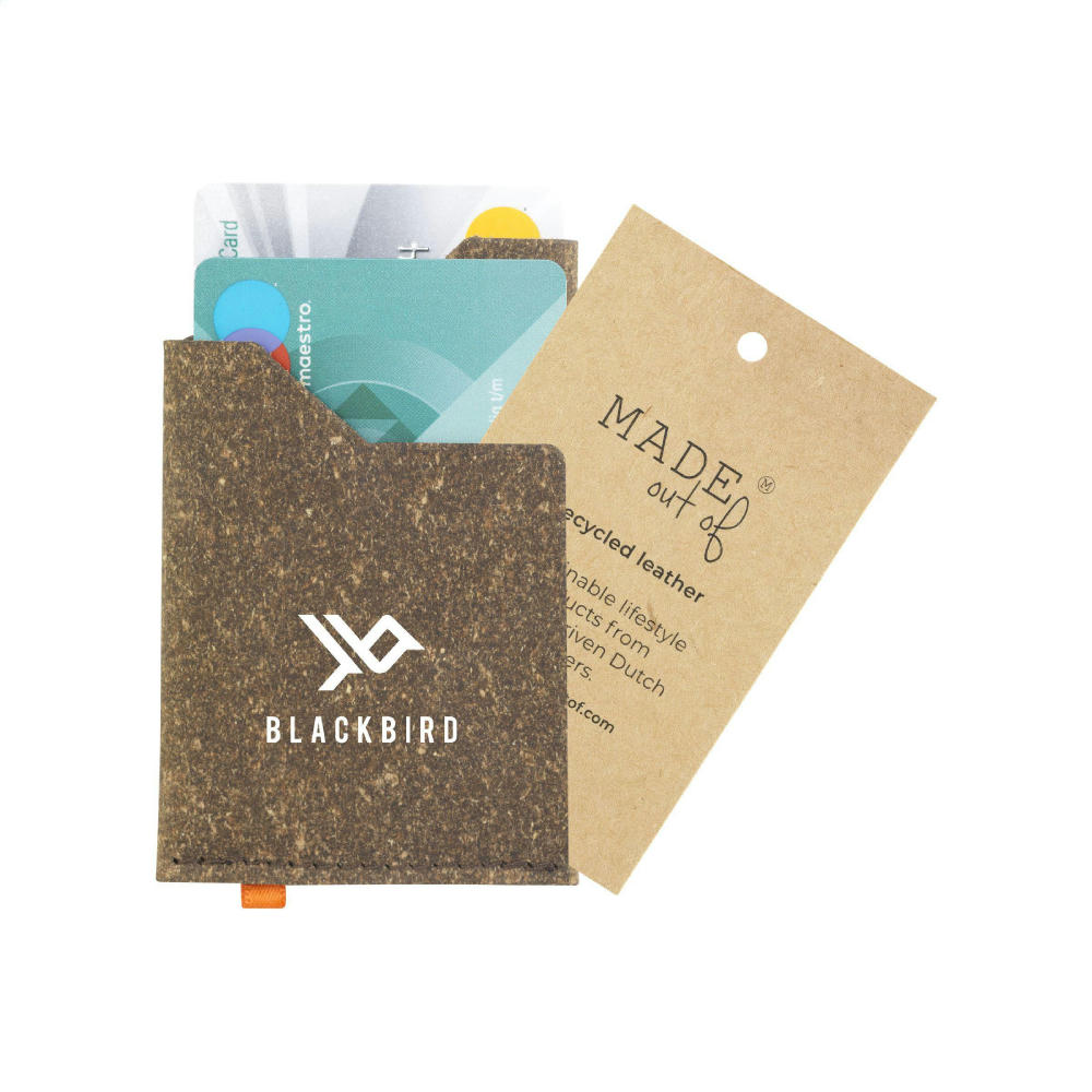 Recycled leather cardholder Kartenhalter Werbeartikel