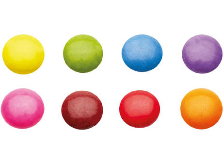 Mini-Schokolinsen Werbetüte,   10 g, Inhalt: Schokolinsen Mini Werbeartikel