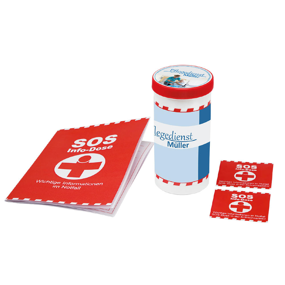 Product image SOS-Info-Dose Werbeartikel