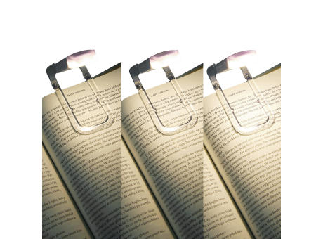 FLIPCLIP - Aufladbare LED-Leselampe Werbeartikel