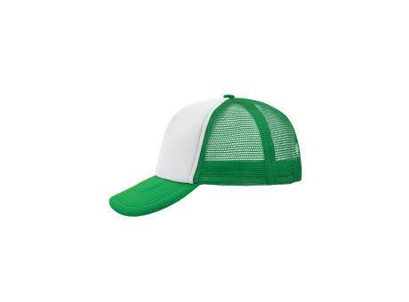 5 Panel Polyester Mesh Cap - Trendiges 5 Panel Mesh Cap in zahlreichen Farbvarianten Werbeartikel
