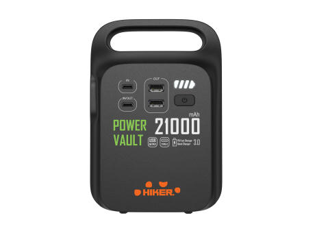 Power Vault 21.000mAh tragbare Powerstation aus RCS rPlastik bedrucken