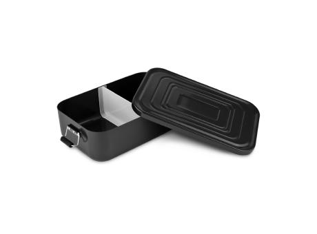 ROMINOX® Lunchbox // Quadra Schwarz matt XL Werbeartikel