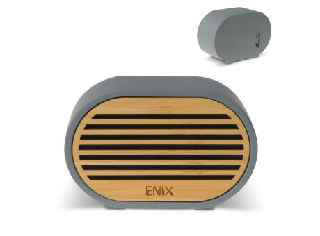 Speaker and wireless charger limestone 5W Werbeartikel