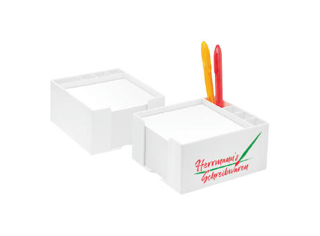 Zettelbox mit Köcher "Ypsilon" bedrucken