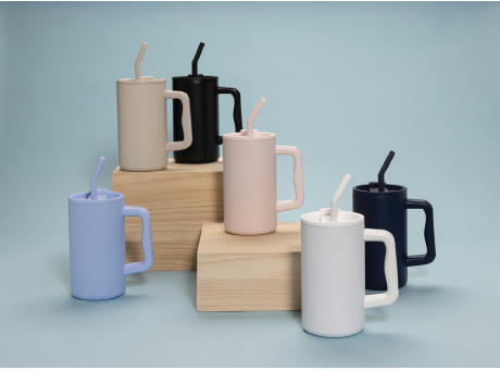 Product image Cube Becher aus RCS recyceltem Stahl 800ml bedrucken