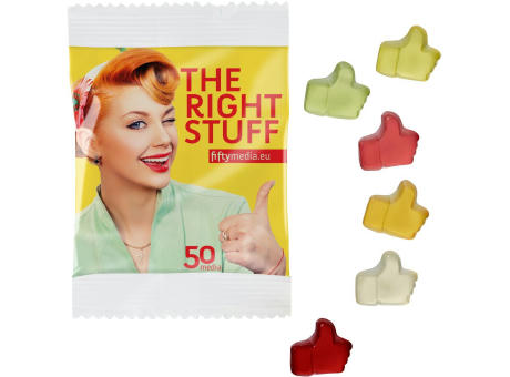 Product image Fruchtgummi STANDARD 10 g im kompostierbaren Tütchen Werbeartikel
