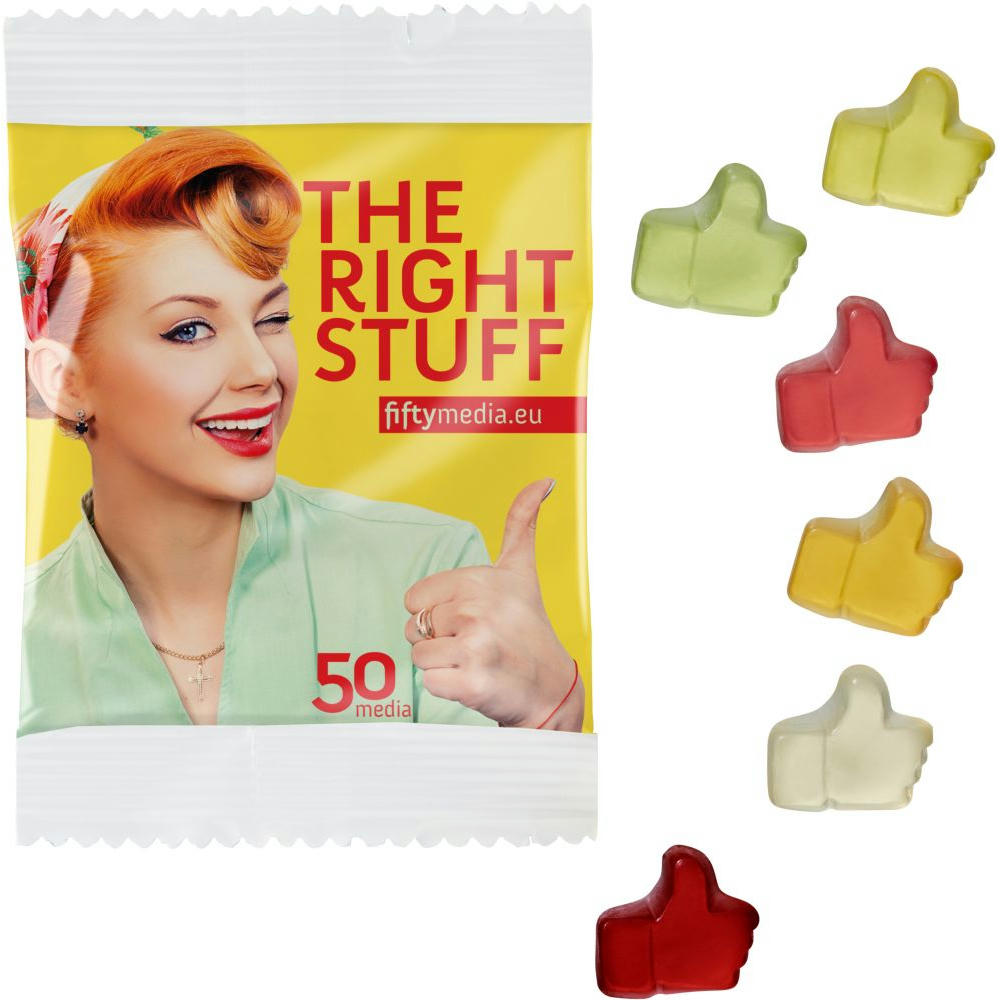 Product image Fruchtgummi STANDARD 10 g im kompostierbaren Tütchen Werbeartikel