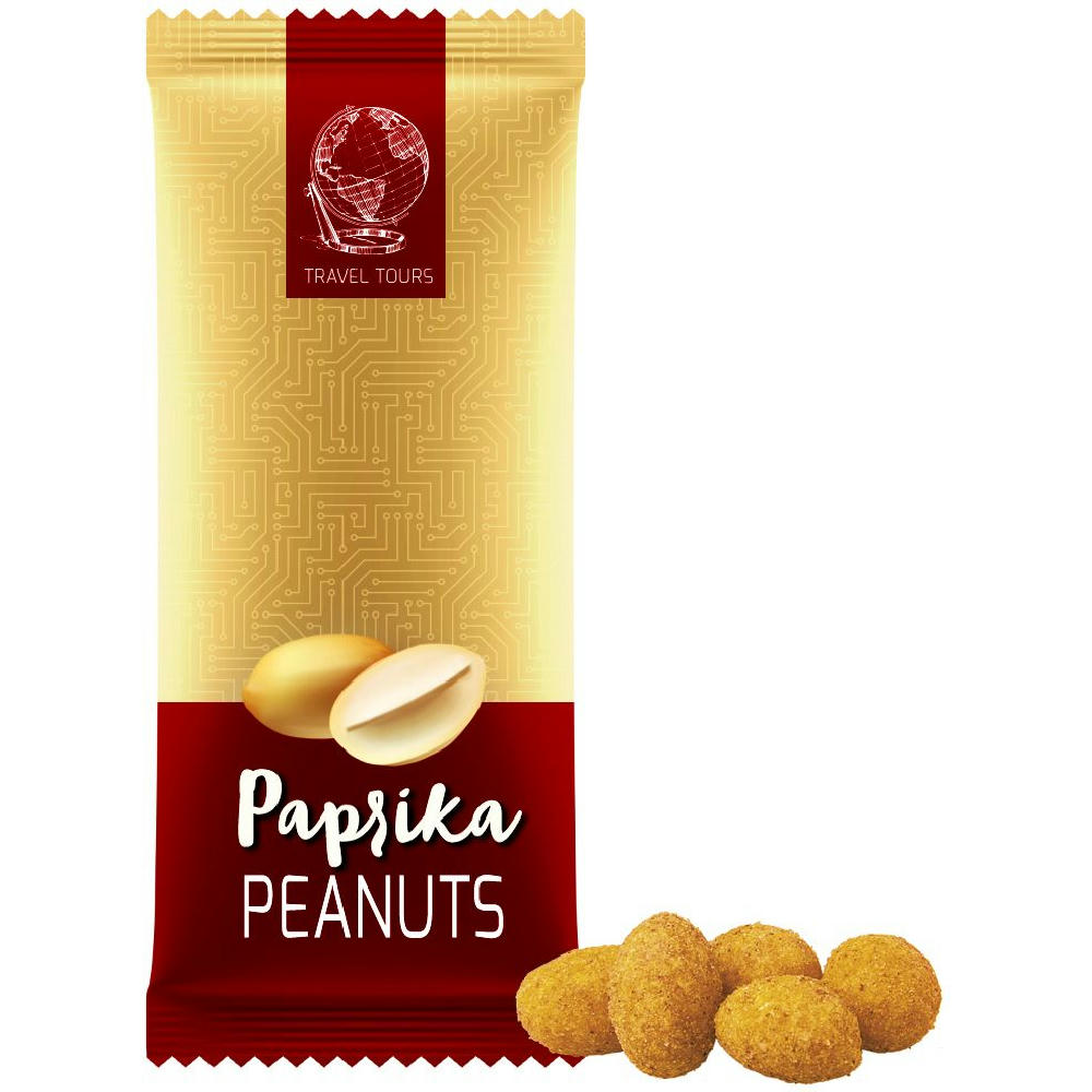 Product image Erdnüsse Paprika, ca. 40g, Midi-XL-Tüte Werbeartikel