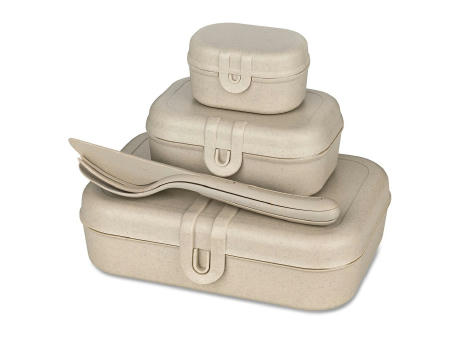 Product image Koziol PASCAL READY Lunchbox-Set + Besteck-Set Werbeartikel