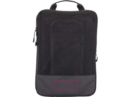 TROIKA Reise-Kompressionstaschen Set TROIKA BLACK PACKING CUBES Werbeartikel