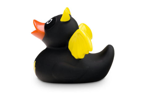 Werbeente Batduck Superheld schwarz-gelb Werbeartikel