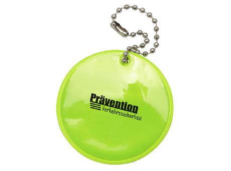 Weich-Reflektor mit Kugelkette, Kreis bedrucken