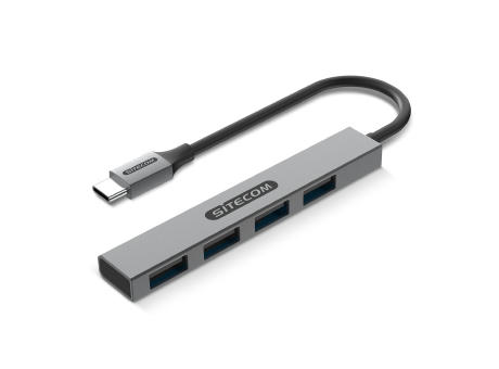 Sitecom CN-5001 USB-C to 4x USB-A Nano hub Werbeartikel