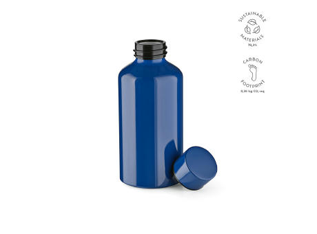 Product image Yukon Trinkflasche rAluminium, 550 ml. Einwandig und Auslaufsicher Werbeartikel