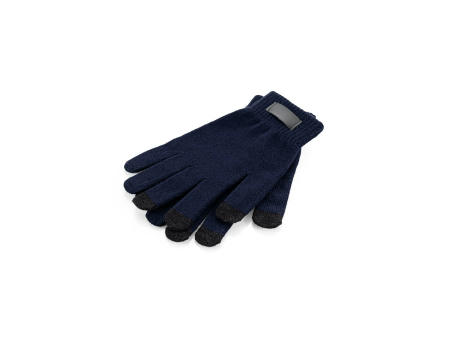 BURROW. Handschuhe aus recyceltem Polyester (100% rPET), mit Tastspitzen Werbeartikel