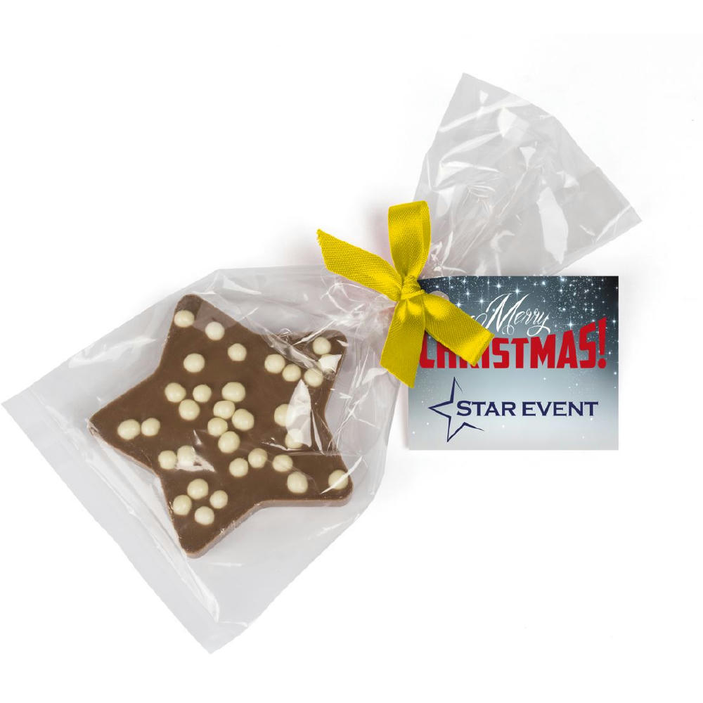 Schoko Weihnachtsstern Werbeartikel
