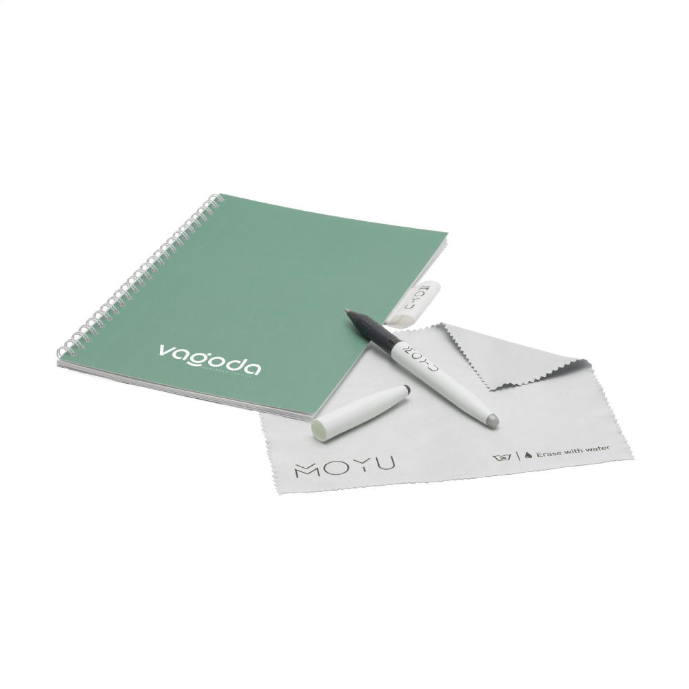 MOYU Erasable Stone Paper Notebook SoftCover 18 Seiten Werbeartikel