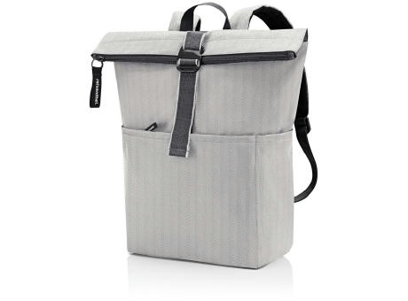 Product image rolltop backpack twist coffee bedrucken
