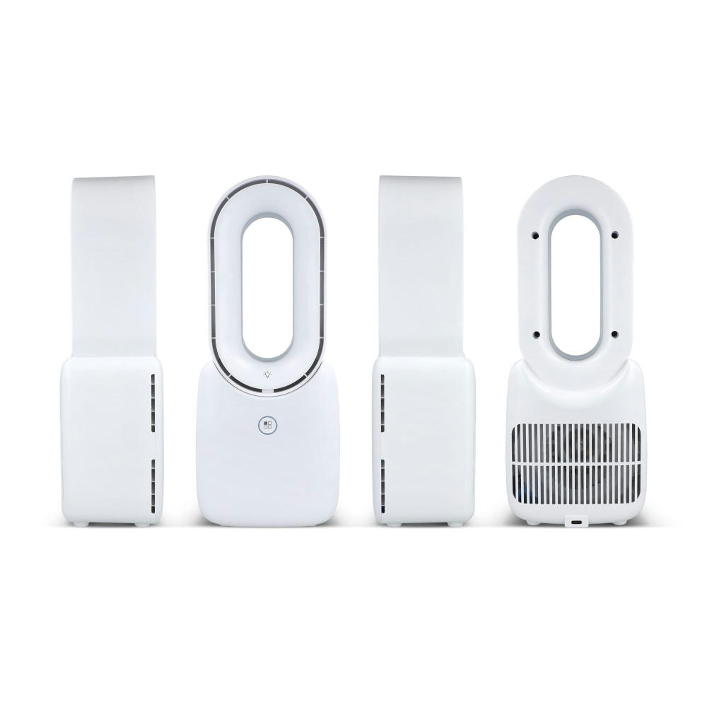 inSideOut Brislux – Rotorloser Softwind-Ventilator mit LED-Licht Werbeartikel