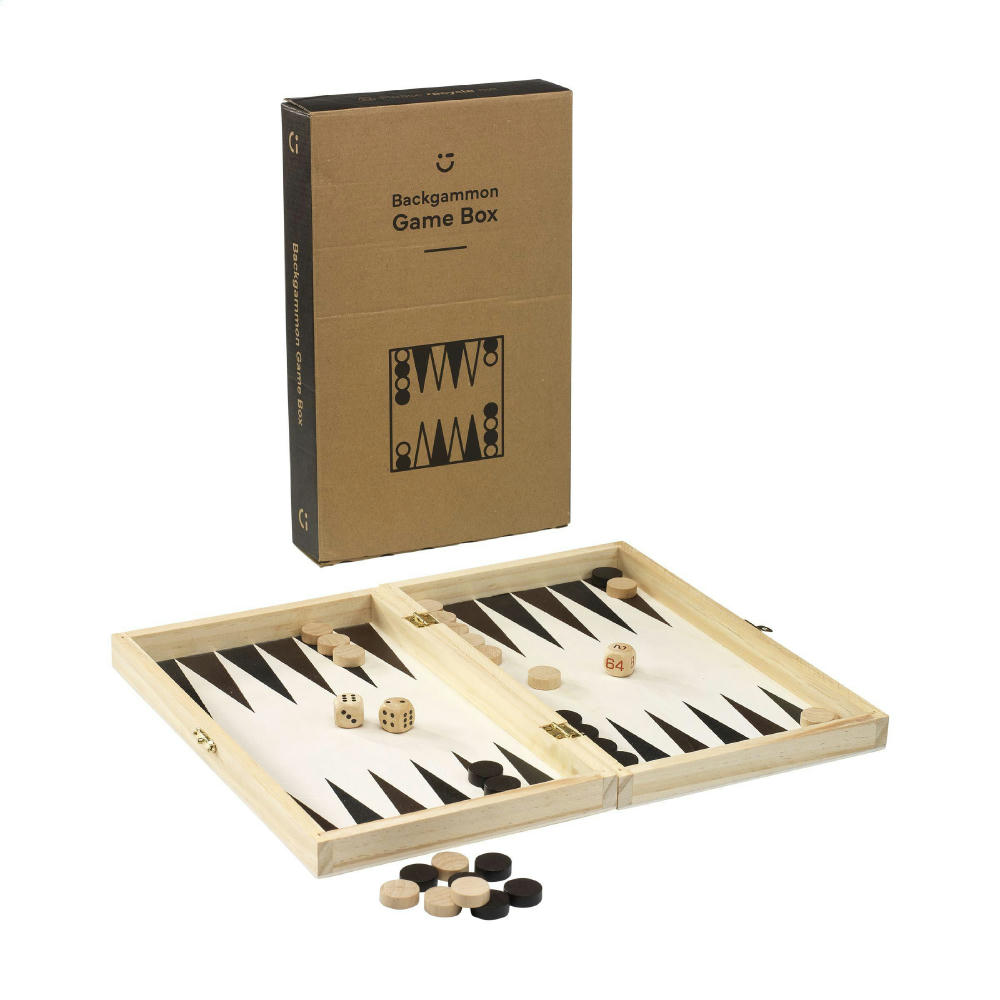 Backgammon Game Box Werbeartikel