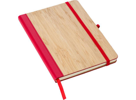 Notizbuch Dorita aus PU und Bambus Werbeartikel